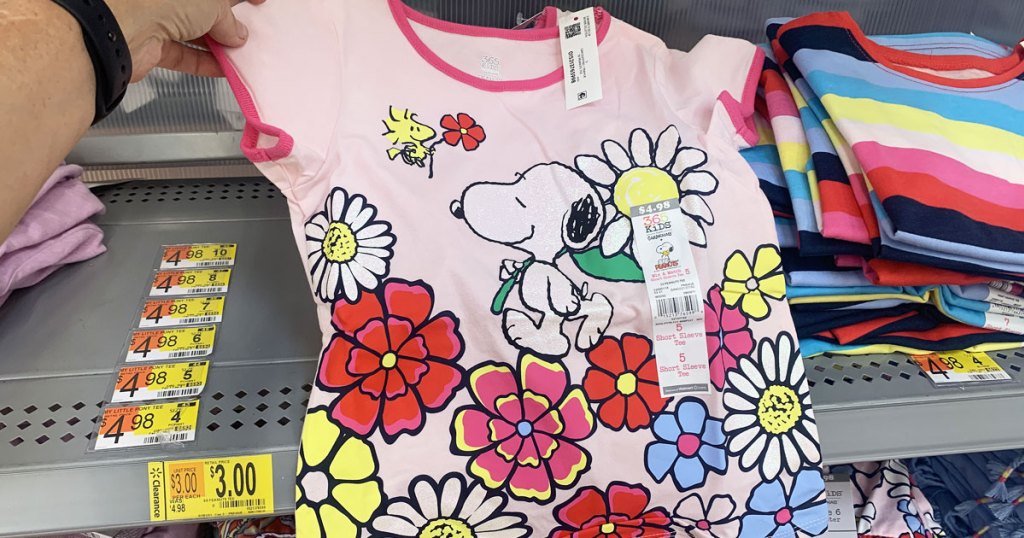 Kids Tees, Tanks, Skirts, Polos & More from $3 at Walmart | Peanuts, Garanimals & My Little Pony