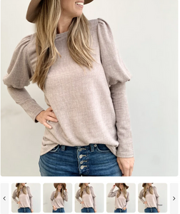 Stretch Bishop Sleeve Top $24.99 (was $44.99) 2 days only.