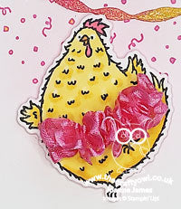 Hey Birthday Chick Dancing Spring Chicken   PP585