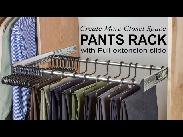 Create More Closet Space | Hafele Synergy Pants Rack by ClosetMasters1 (5 years ago)