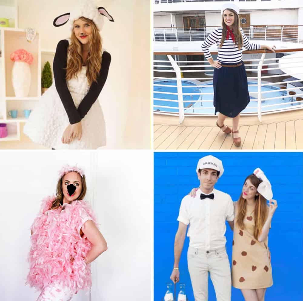 Check out all of these cute and easy DIY Halloween Costumes for adults! Lots of these are no-sew and can be put together in a day!