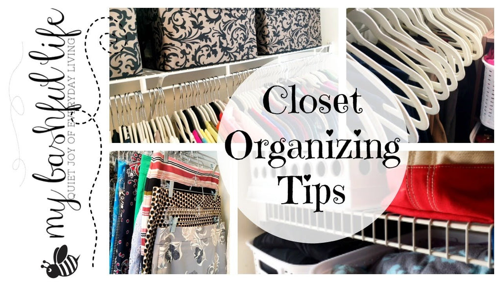 In today's video I share some of the closet organizing tips I use that helps me use as much space as possible in my master bedroom closet