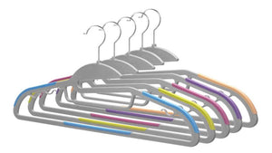 Best savings B00GWFA93A/?tag=tbivideos-20 CRESNEL Non-slip Velvet Clothes Hanger - Set of 50 - Heavy Duty - Gray special