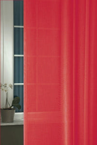 Comfort Red Sheer Curtains