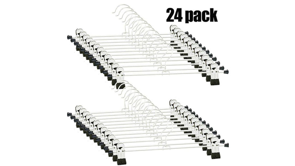 Pants Hangers 24 PCS Skirt Hangers Pants Hanger by Best Products 2021 (2 years ago)