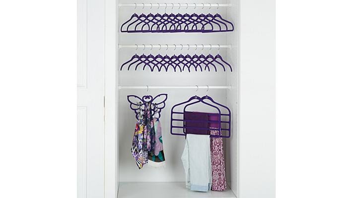 Huggable Hangers 35pc Closet Makeover Set Chrome by HSNtv (4 years ago)