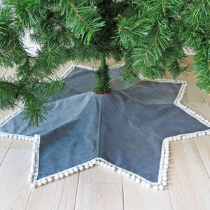 Sew Christmas tree skirt