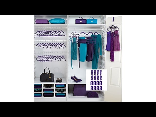Joy Mangano Huggable Hangers 57piece Hanger Set by HSNtv (6 years ago)