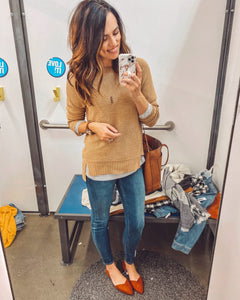 One of my favorite “field trips” for work is putting together capsule wardrobe ideas for you guys…especially when they are budget friendly!  Tried to think outside my normal color choices for y’all too, because I get lots of requests to add in black...