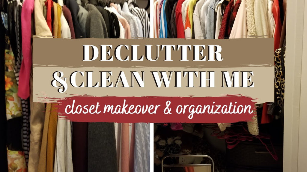 CLOSET ORGANIZATION CLEAN WITH ME: decluttering & rearranging my closet, new hangers & storage by Dove-Anna (6 months ago)