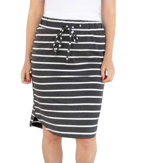 Casual stripe skirt