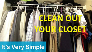 Learn how to declutter your closet by finding out how long since you've worn that piece of clothing