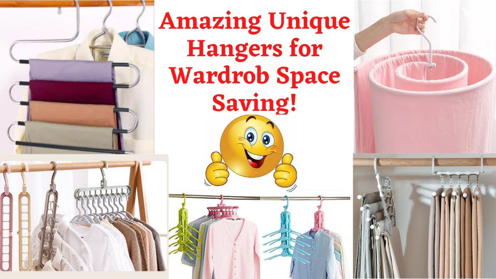 ✅Amazing Hangers For Wardrobe/Closet Organization/Unique hangers for wardrobe space saving storage by My better deal-Vlogs (6 months ago)