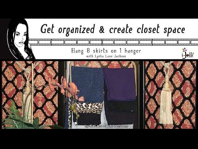 How to hang 8 skirts on 1 hanger Click link to get more about hanger