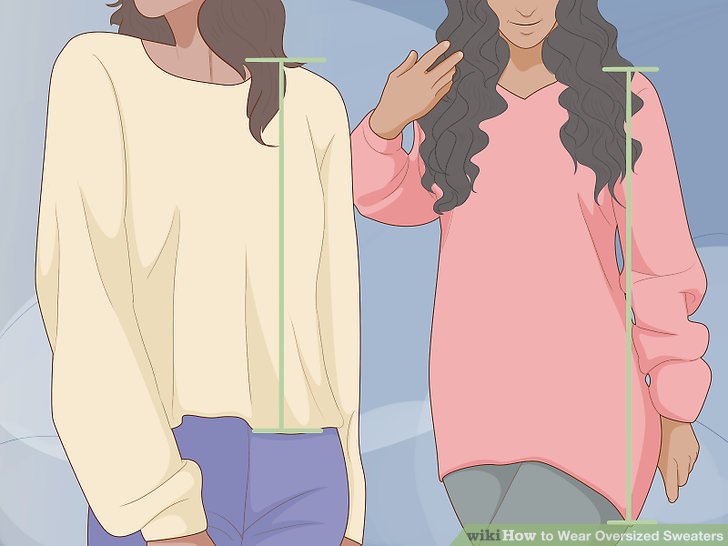 How to Wear Oversized Sweaters