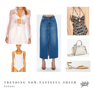 TRENDING NOW: TASTEFUL SHEER