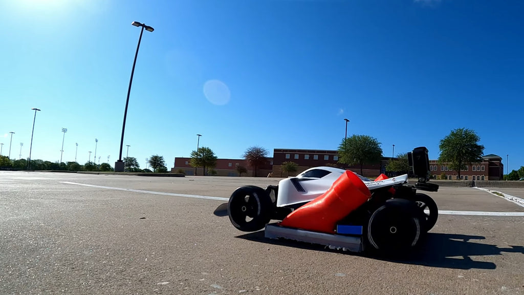 RC Car Gets Fan-Assisted Downforce To Slay Tesla’s 0-60 Times