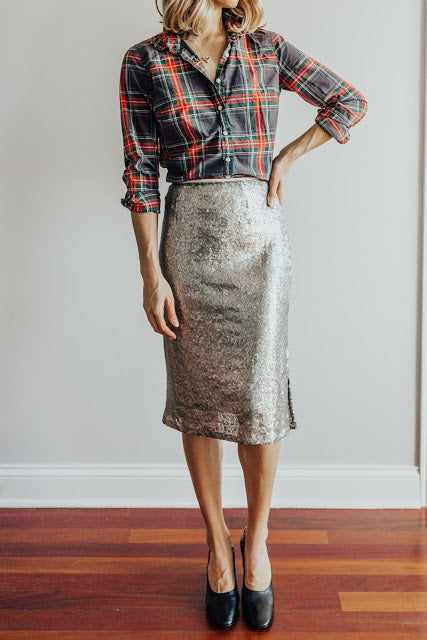 FASHION HOW TO WEAR A SEQUIN SKIRT