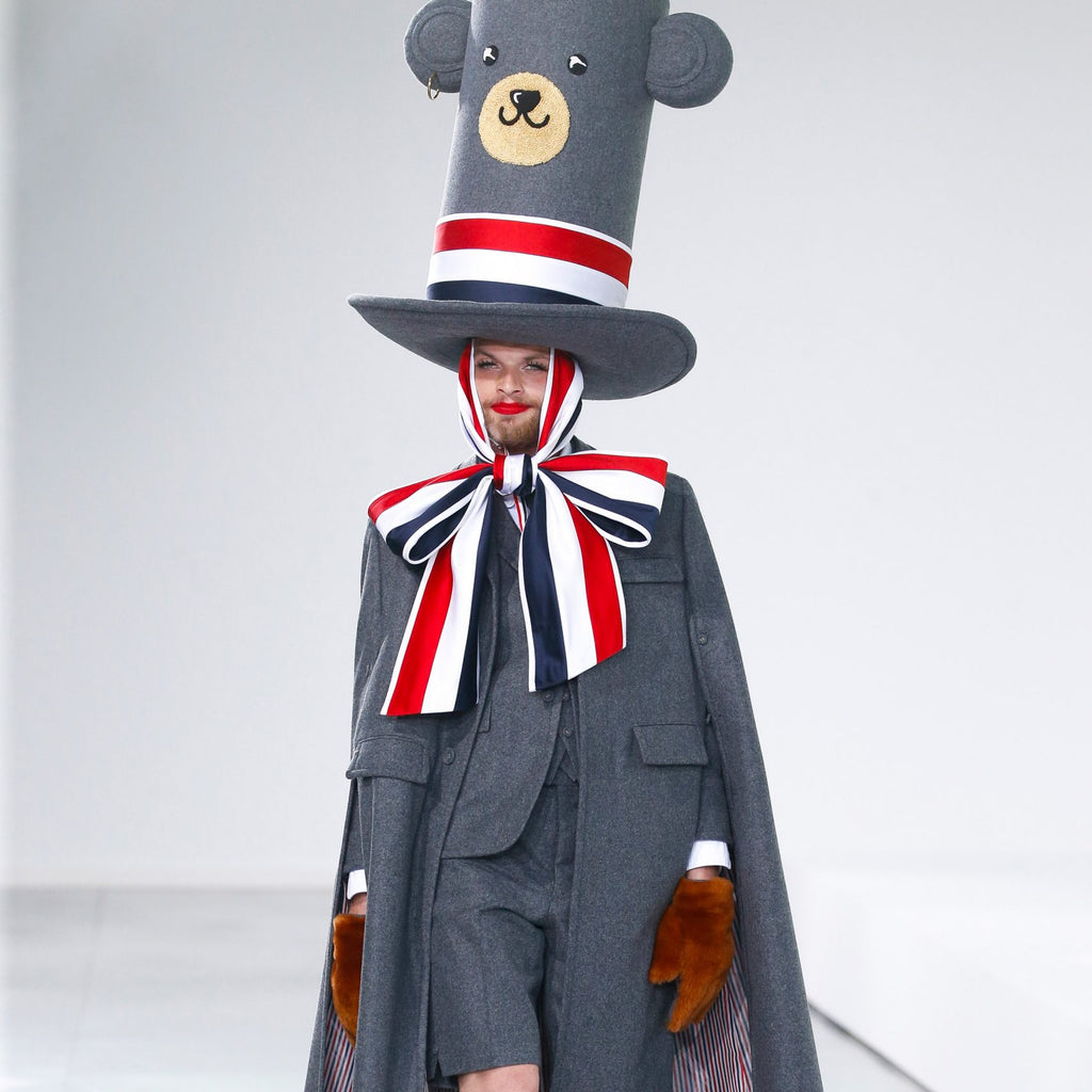 Thom Browne holds "teddy talk" for toy-inspired Autumn Winter 2022 collection