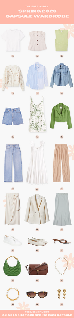 The Everygirl’s Spring 2023 Capsule Wardrobe