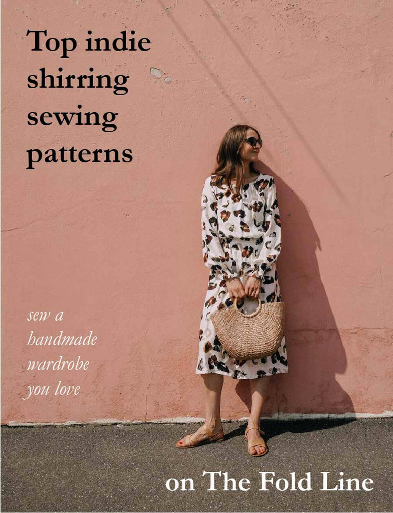 Top indie shirring sewing patterns