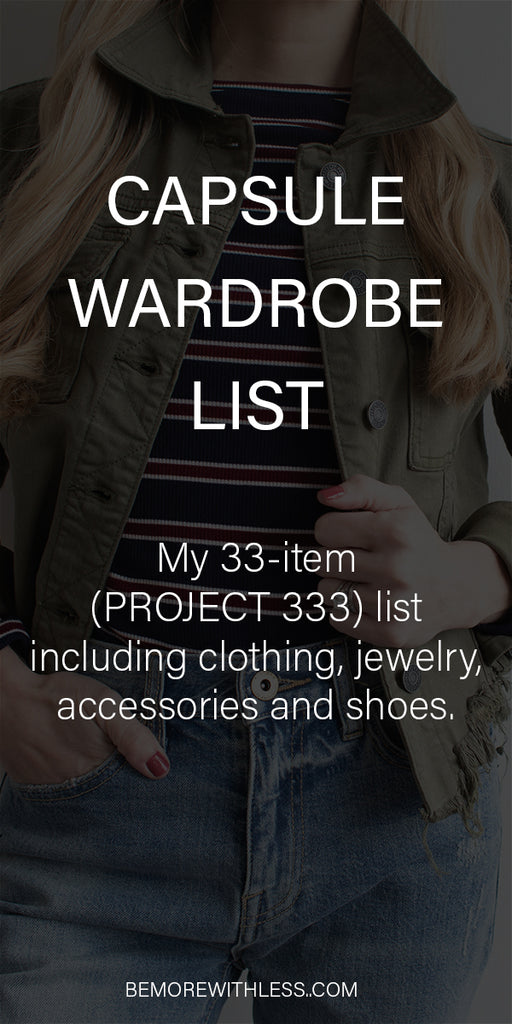 Capsule Wardrobe List: What Im Wearing (and why its important)