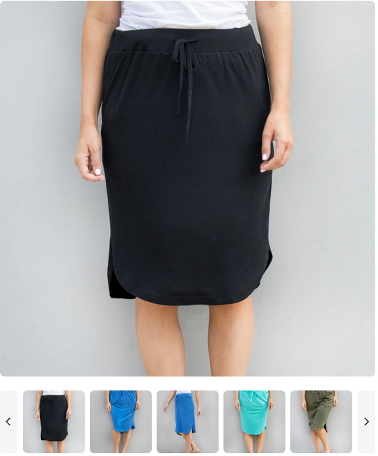 Solid Color Weekend Skirt | S-3XL for $17.99 (was $39.99).