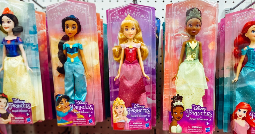 Disney Princess Royal Shimmer Dolls $5 on Amazon and Walmart.com | Belle, Ariel, Jasmine & More