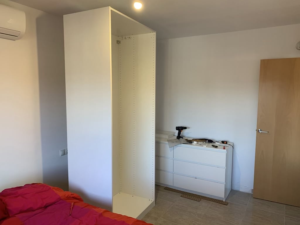 Sad PAX to beautiful built in wardrobe