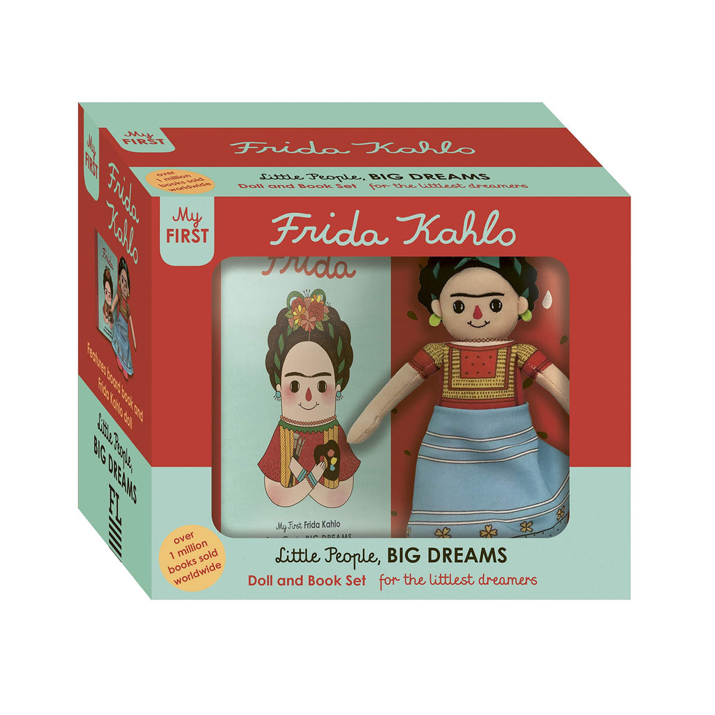 Frida Kahlo Doll + Book Set