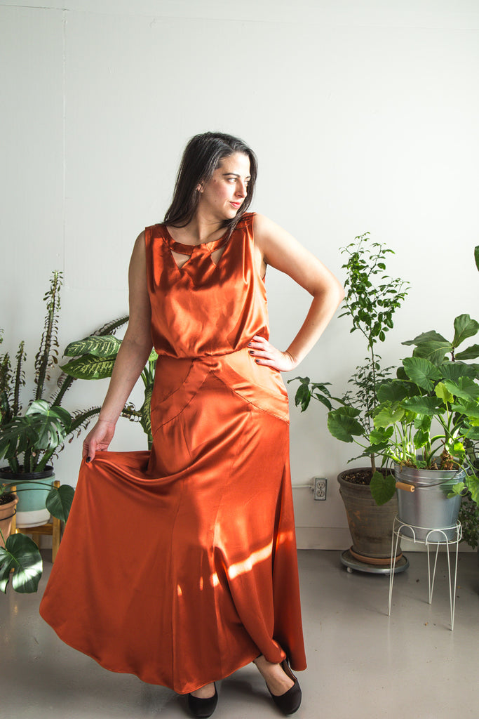 Couture Sewing: 1930s Silk Evening Gown
