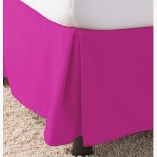 Engrossing Pink Bed Skirt