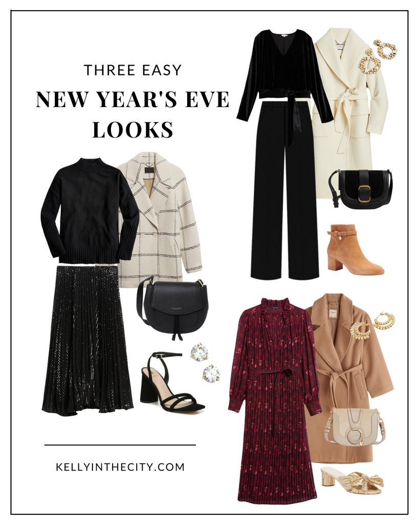 Three Easy New Year’s Eve Looks