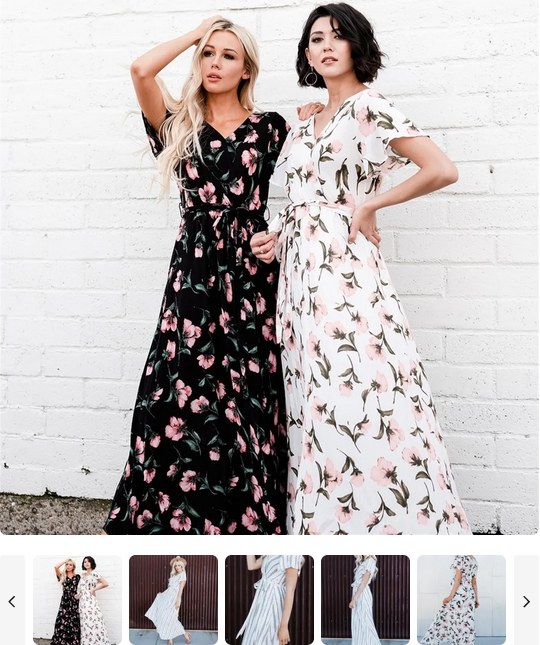 Faux Wrap Maxi Dress for $24.99 (was $44.99) 2 days only.