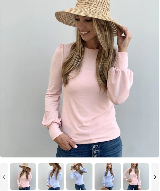 Everyday Full Sleeve Top  for $19.99 (was $28.99) 2 days only.