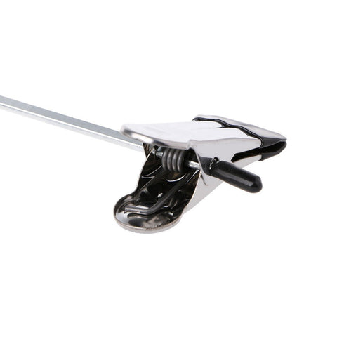BetterM 10 Pcs Stainless Steel Pants Skirt Hangers, Trouser Stand Holder With 2 Adjustable Clips